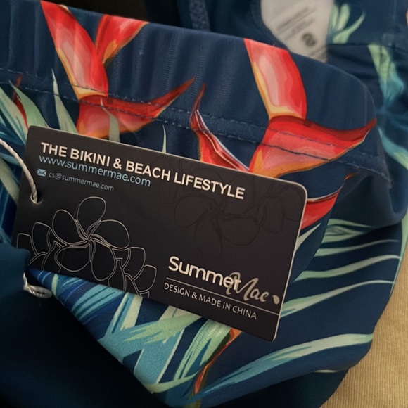 SUMMER MAC SET BATHING SUIT SHIRT WITH SKIRT - Picture 2 of 2